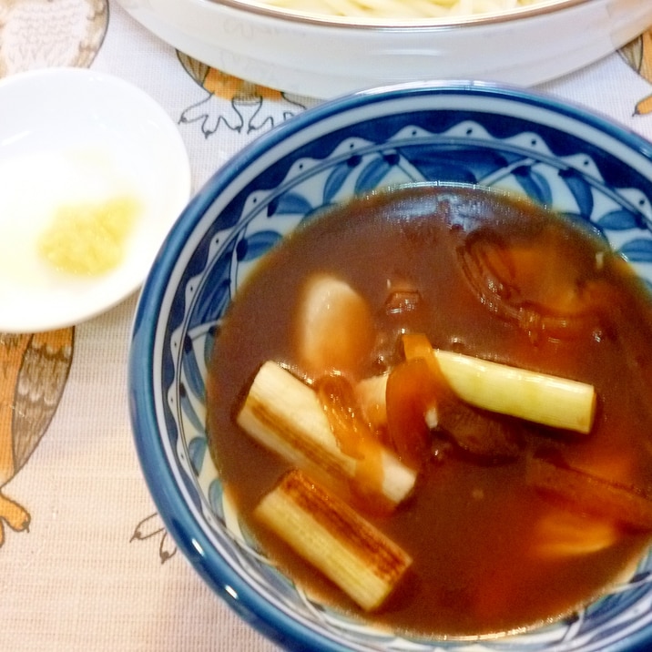 鶏チャーシューの煮汁で！麵の付けつゆ★鶏南蛮♪